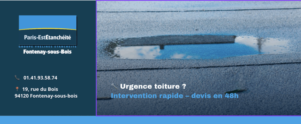 FUITE-PLUIE-URGENCE-TOITURE-TERASSE-YVELINE-ETANCHEITE- PARIS EST - ETANCHEITE